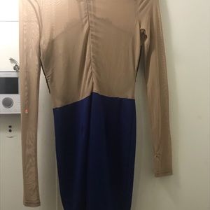 Sexy sheer back dress